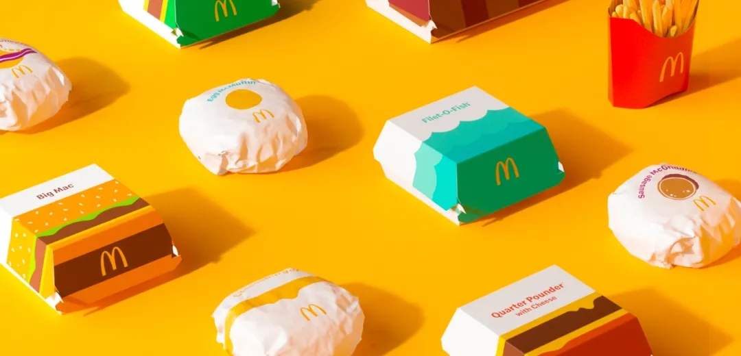 咖啡厅麦当劳打造全新品牌包装视觉系统，真是会玩