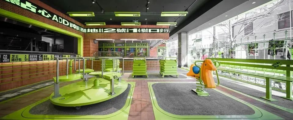 咖啡厅广莲申点心公园深圳餐饮空间设计，将公园搬进了店内
